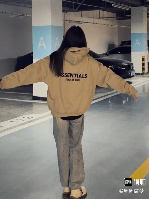 Fear of God Essentials FALL24 HOLIDAY系列 Fleece Hoodie 连帽简约硅胶字母舒适加绒字母卫衣 男女同款（BG） 商品图12