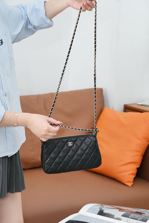 香奈儿 隐藏款 麻将包 黑金 ✨  又是一只隐藏款小皮具👏🏻性价比太高了（LZ*MM） 商品图8