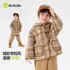 嘟嘟家儿童外套冬季加绒女童格子大衣冬装男童加厚上衣童装宝宝潮 商品缩略图4