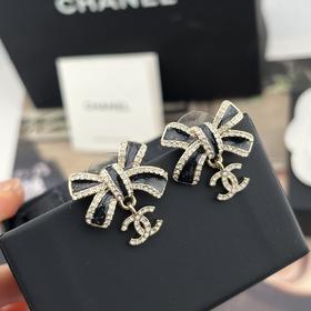 香奈儿 蝴蝶结吊c耳钉（XJ）
