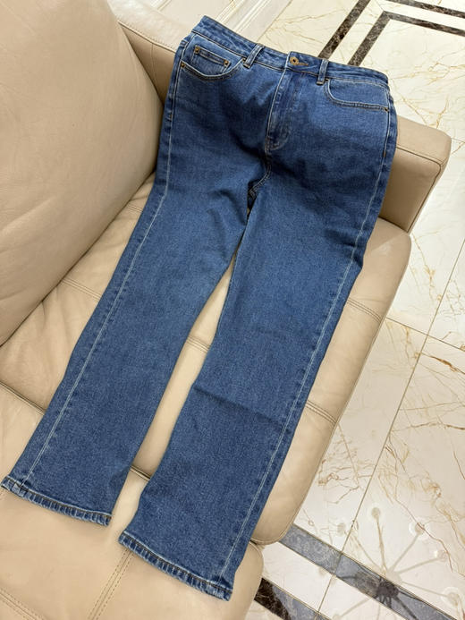 1012-10渠道货 BB 日本进口老牛面料 微微小脚 直筒牛仔裤 复古时髦 棉柔弹力 商品图14