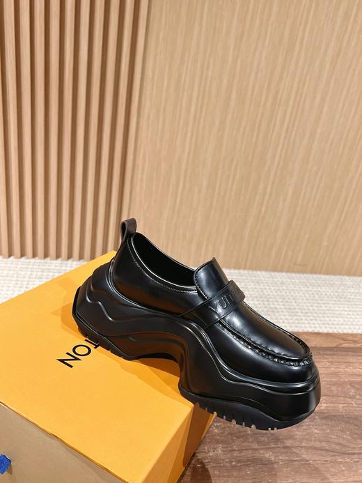 驴家厚底一脚蹬乐福鞋单鞋皮鞋（DBG） 商品图2