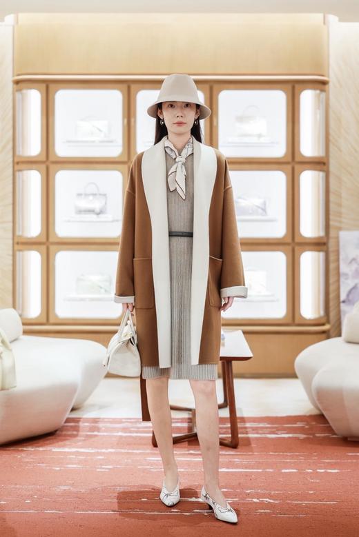 诺悠翩雅Loro Piana羊绒系带大衣双面双色（HY） 商品图1