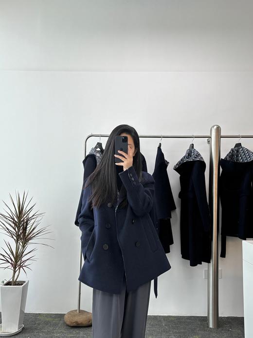 迪奥 经典提花 短款西装领大衣（SZX） 商品图6