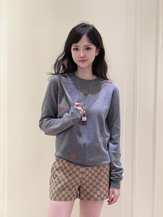 古驰 2025 FW撞色提花logo圆领毛衣（DY） 商品图2