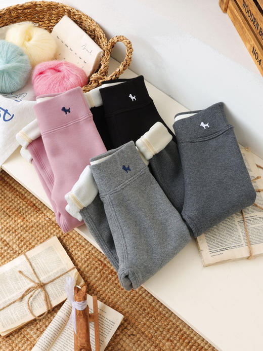 【单条】蓝狗自发热300g太阳奥粒绒打底裤 商品图5