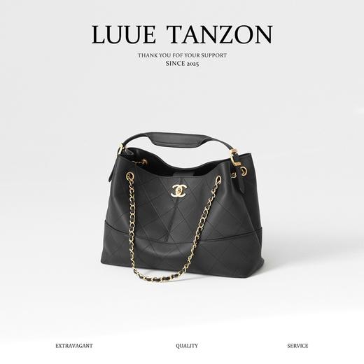 店庆专享！BT320-香奈儿 25A 级手工坊 购物袋 原厂黑牛 小号（BT*MM） 商品图0