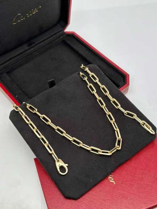 卡地亚 斯巴达 方形链环设计 项链 男款 （XK） 商品图5