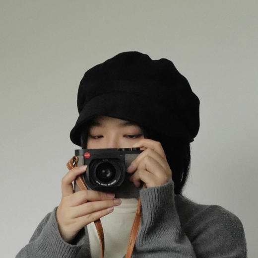 裁缝学苑AS585显脸小麂皮绒法式极简休闲堆堆帽子纸样打版裁剪图 商品图2