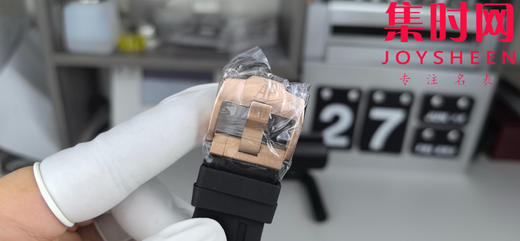 APS新品爱彼皇家橡树离岸型26420系列 APS26420 玫金黑陶钢 4401机 男士腕表 商品图7