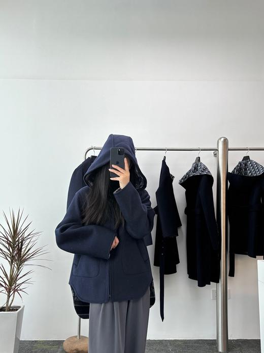 迪奥 短款连帽拉链大衣（SZX） 商品图1