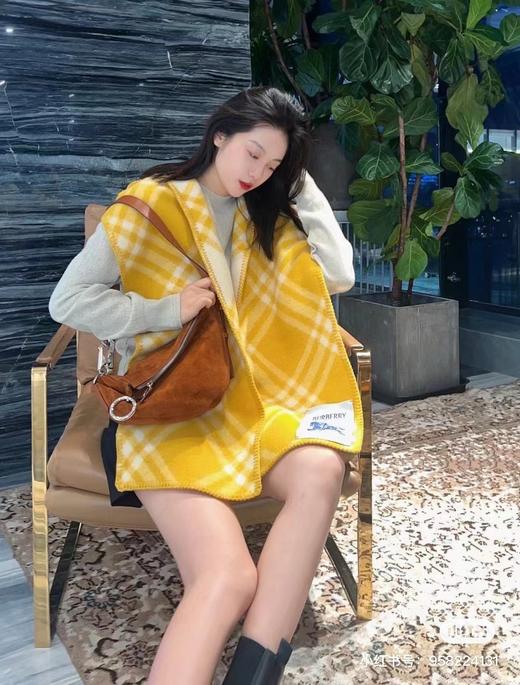 巴宝莉 战马格纹长巾  全网火爆的全智贤同款围巾（ZT*DSX） 商品图13