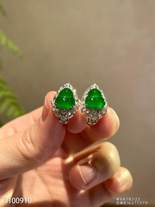 5100910，葫芦耳钉。具体价格微信咨询 商品图1