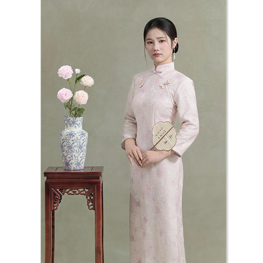 GX新中式改良旗袍2025秋季新款气质修身显瘦年轻款少女日常旗袍 商品图2