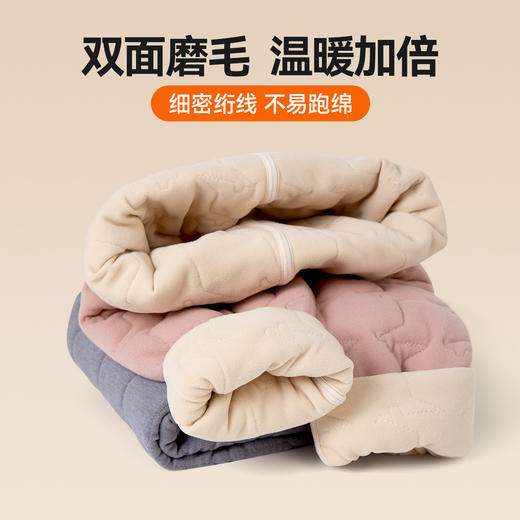 嘟嘟家儿童秋裤秋冬男童羊毛保暖裤冬季童装裤子女童百搭打底长裤 商品图4