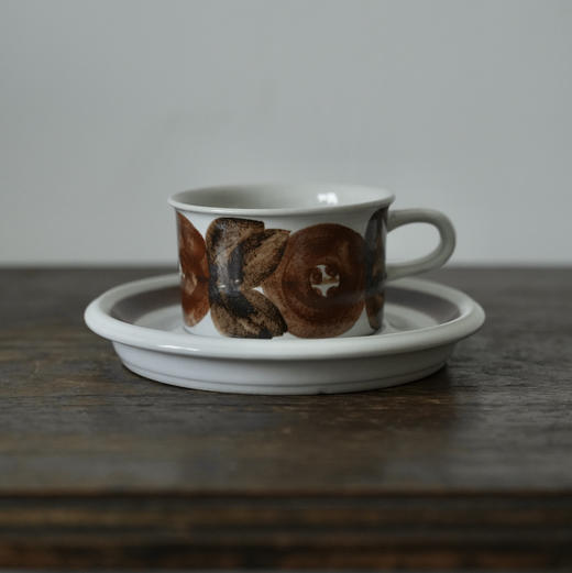 芬兰ARABIA棕海葵摩卡两件套 商品图0