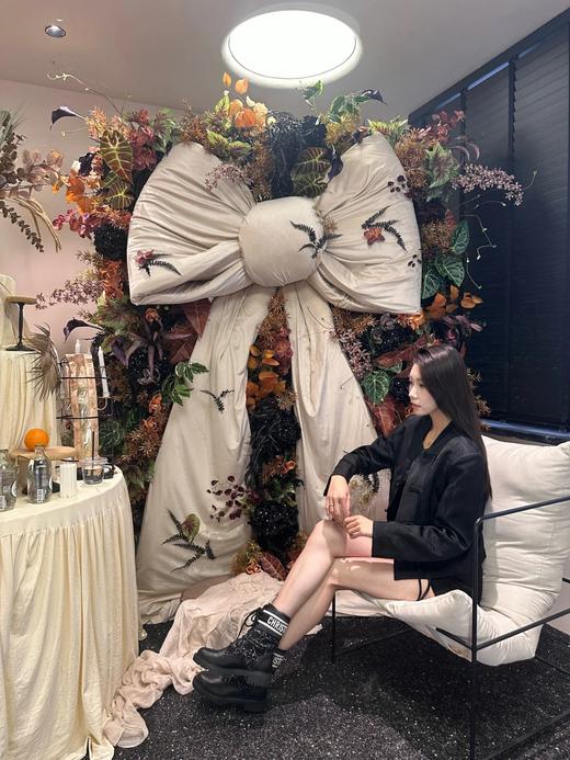 迪奥 D-Major 圆头系带及踝靴 短靴 女款 （DBG） 商品图4