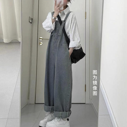 裁缝学苑AS584新款牛仔背带裤纸样女装休闲裤子服装打板图 商品图3