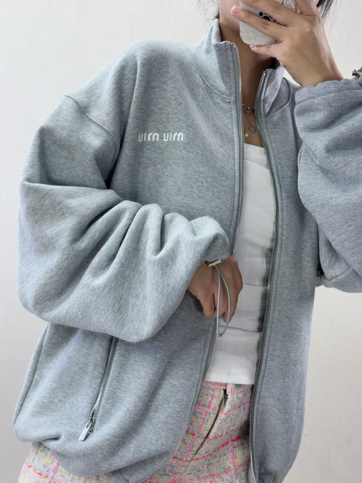 缪缪 25早秋新款拉链卫衣 订织订染秘鲁ROW御用面料 （TM） 商品图4