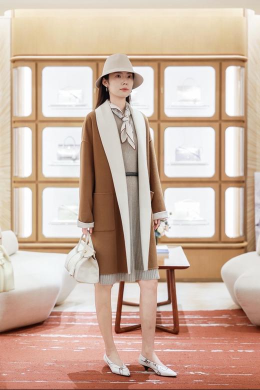 诺悠翩雅Loro Piana羊绒系带大衣双面双色（HY） 商品图2