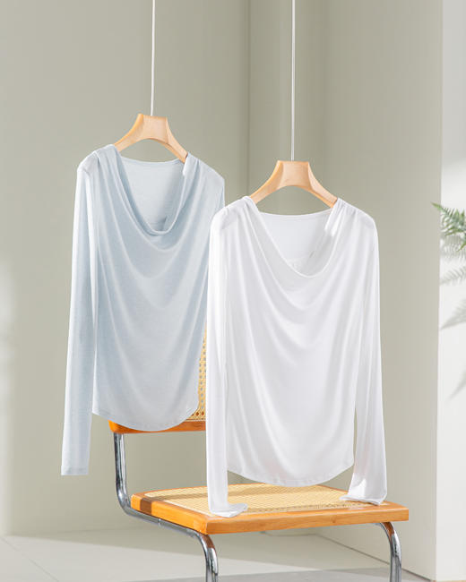 逸红颜明月优选 # 『云漾』如云朵般蓬松柔滑毛衣,荡领设计漾出随性优雅韵味 商品图11