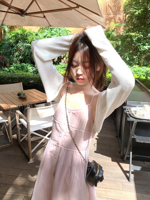 【189元任选2件】最后一波现货！法式度假吊带连衣裙收腰A字长裙 商品图8