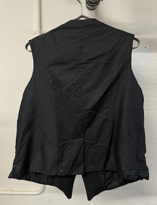 John Alexander Skelton 25AW 黑色羊毛中世纪马甲 商品图4