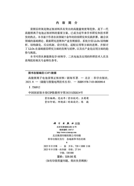 高能锂离子电池富锂正极材料 商品图2