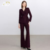 AD高端羊毛职业西装套装女2025新款绑带西服外套高级感ol职业装秋 商品缩略图3