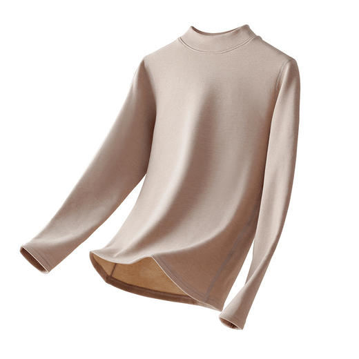 雀说 秋冬羊毛蚕丝女士磨毛秋衣秋裤两件套  DR3316 商品图4