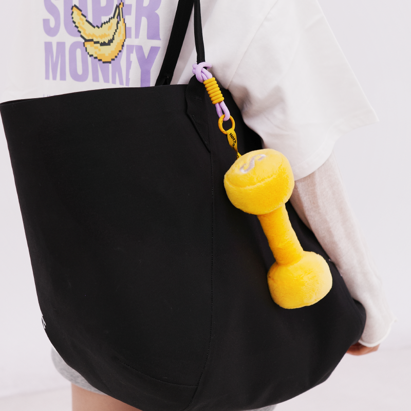 SUPERMONKEY×NotToday 联名哑铃毛绒挂件