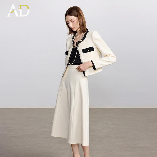 AD大方得体穿搭一整套2025新款职业装女秋季两件套装小香风外套 商品图2
