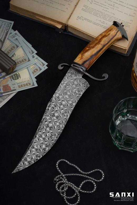 三希堂  现代刀系列  利维坦博弈 未开刃 商品图0