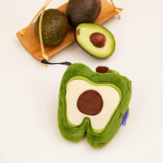 logaloga 牙牙开心果 毛绒挂包 颜色随机 商品图3