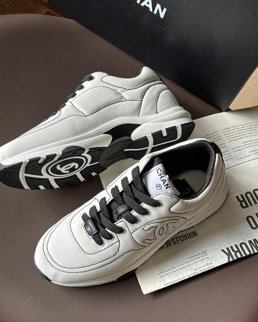 现货 THS-特价款 香家 黑白漫画鞋 布面透气轻便运动鞋 板鞋 2色 BZ1268 商品图3