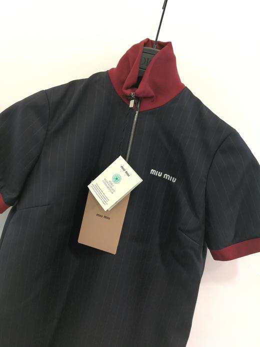 女款细条纹羊毛polo裙017 商品图2