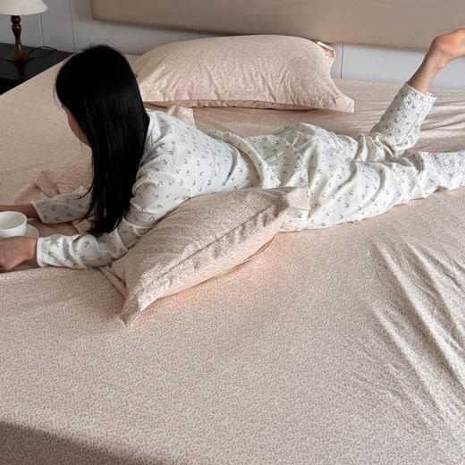 雪奈世家古法水洗棉床笠｜高温酵素砂洗工艺，越洗越柔软 商品图2