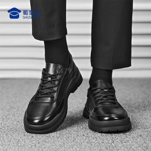 【实付满399送保温杯】【镂空通勤皮鞋】烈焰守护系列透气清爽牛皮皮鞋商务通勤凉皮鞋XP503 商品图7