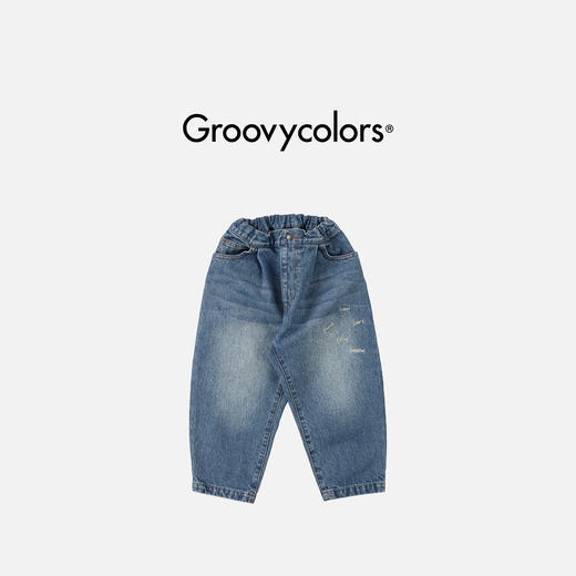 日本GC童装 Groovycolors 水洗丹宁汉堡牛仔裤 商品图1