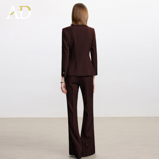AD安可拉红西装套装女2025新款职业装气质春秋高级感主持人正装裤 商品图4