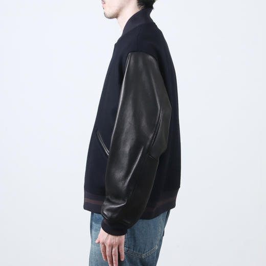 blurhms ROOTSTOCK Wool Melton Award Jacket麦尔登羊毛棒球夹克 商品图1