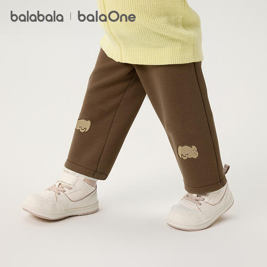 巴拉巴拉balaOne宝宝长裤加绒萝卜裤男童女童装冬季2025新款卡通 商品图2