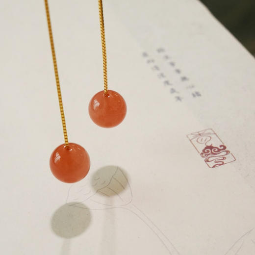 南红手串项链耳饰爆款合集 新年新春喜庆国色南红玛瑙饰品 商品图4