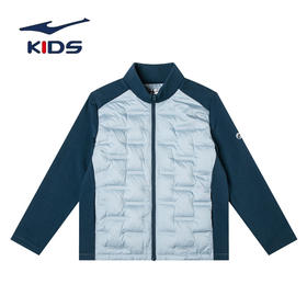 鸿星尔克儿童2025冬季新品男中大童羽绒夹克外套79225402001-606