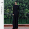 FUYAO扶摇 秋季新款高级感西装套装女国风对襟盘扣黑色西服两件套 商品缩略图2