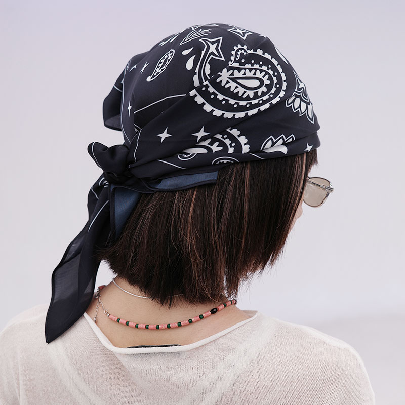 SUPERMONKEY腰果花丝巾