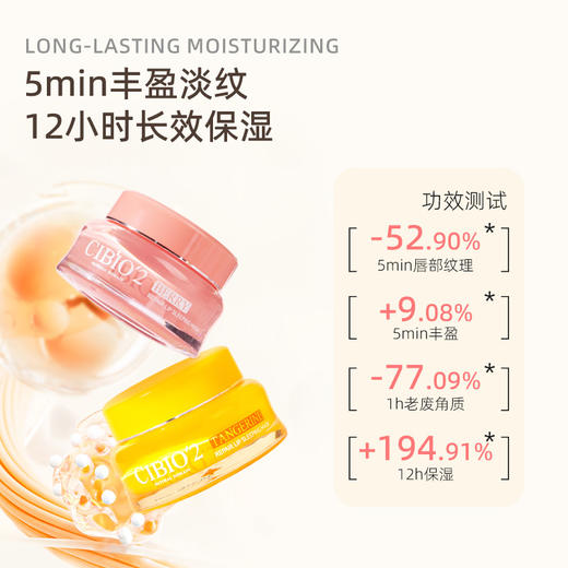 泰国CIBIO'2 睡眠唇膜 减淡唇纹补水保湿滋润CB唇膜 商品图3