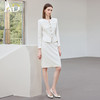 AD气质优雅小香风职业装两件套女高级感秋冬白色西服套装法式名媛 商品缩略图3