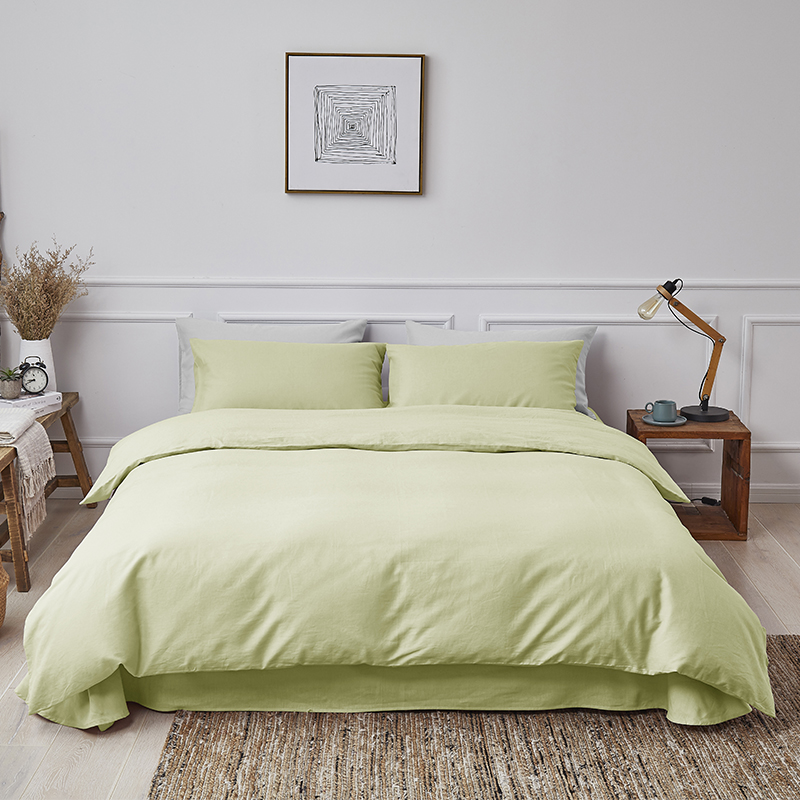 【文怡之选】绘睡 亚麻&麻棉四件套 床单款&床笠款 透软舒适 亲肤透气 四季可用 多尺寸可选