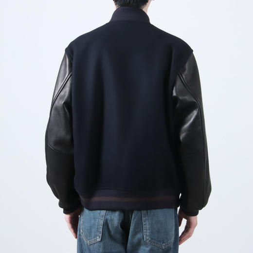 blurhms ROOTSTOCK Wool Melton Award Jacket麦尔登羊毛棒球夹克 商品图2
